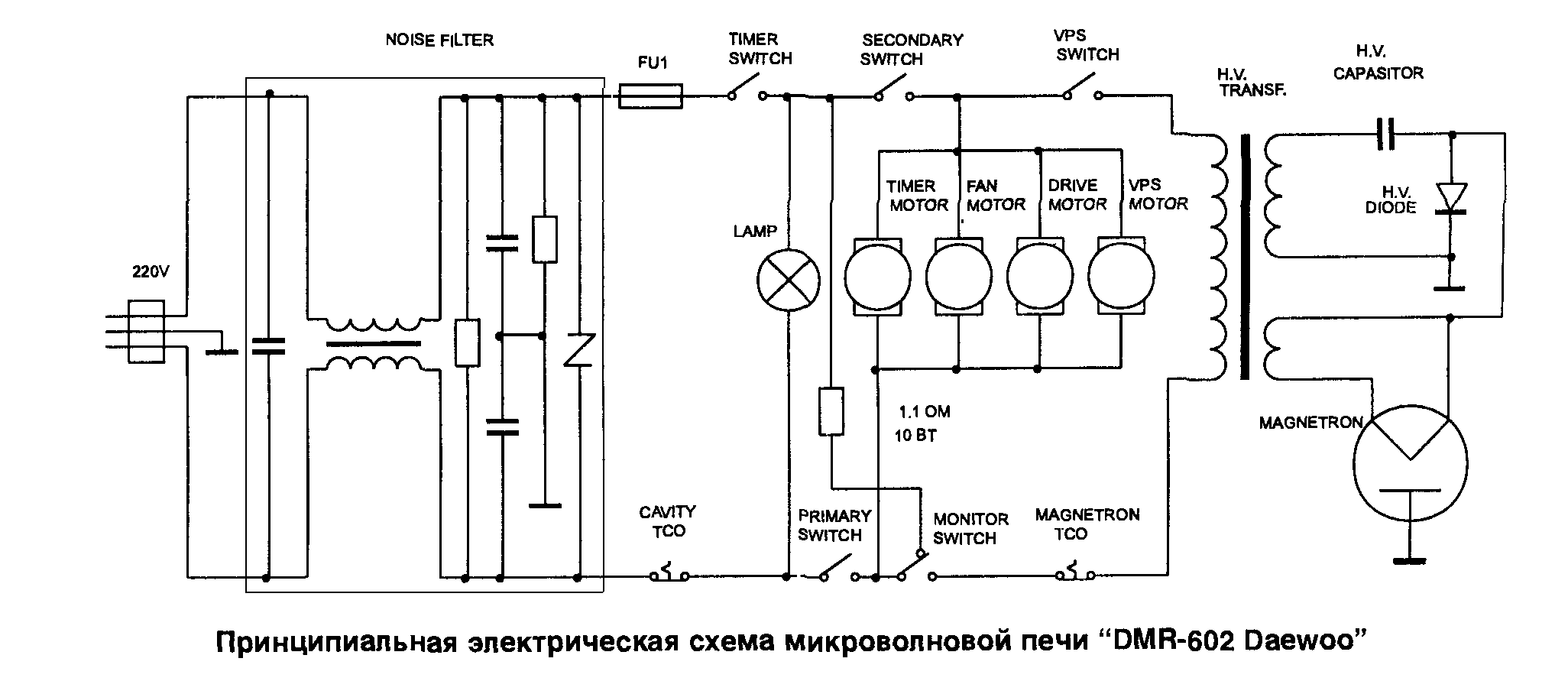 Свч цепи. Микроволновая печь схема электрическая принципиальная. Схема инвертора для СВЧ печи LG. Электрическая схема микроволновки Панасоник. Принципиальная электрическая схема СВЧ печи.